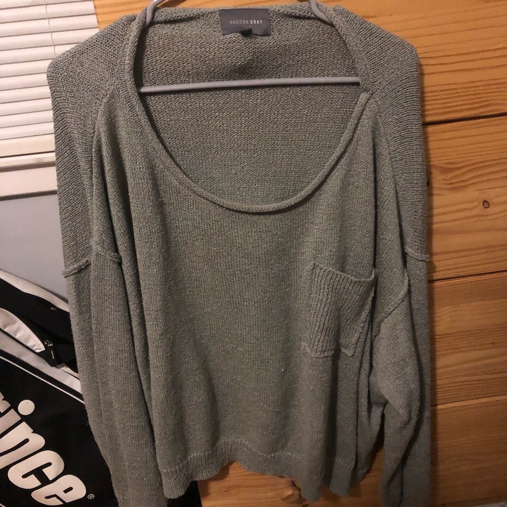 Cute and Comfy Oversized Green Sweater